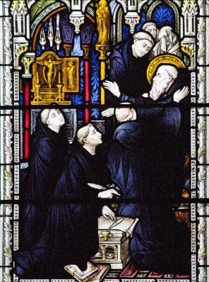 성 베다의 죽음_photo by Lawrence OP_in the Monastery of St Paul in Jarrow_England UK.jpg